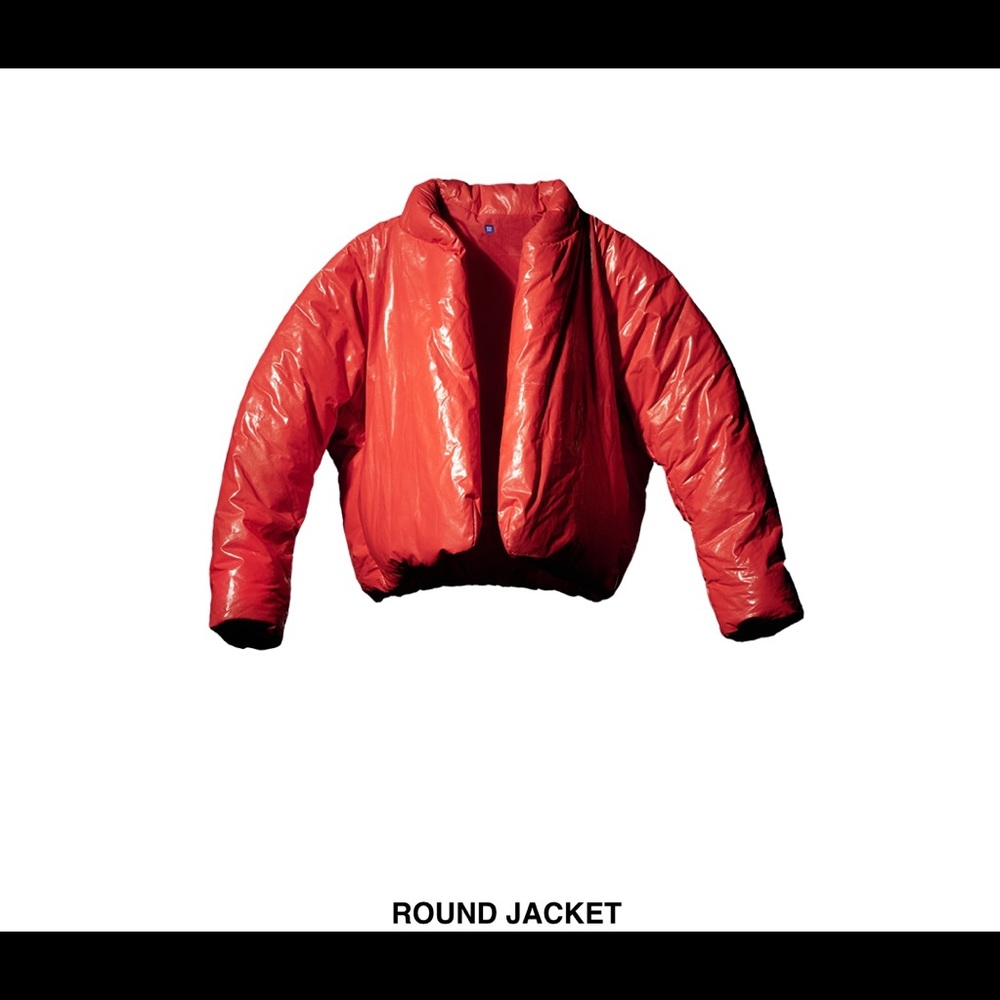 Brand New Yeezy Gap Red Round Jacket